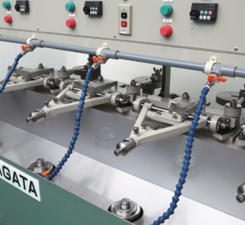 大型4軸中心振りオスカー研磨機 NL-4P | 商品情報-(株)永田製作所/(株 
